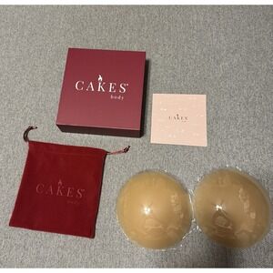 CAKES Body Covers, Size OG (B-DD), Honey, Round, 4" diameter